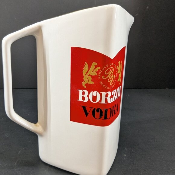 Borzoi Vodka Product of England Wade Regicor Advertising Pub Jug Water Jug - Picture 5 of 8